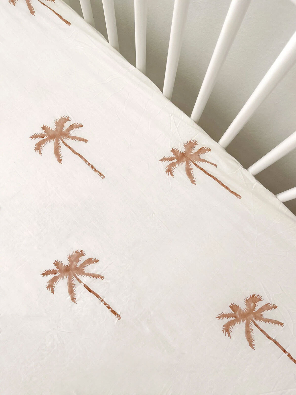 Palm tree cot sheets sale