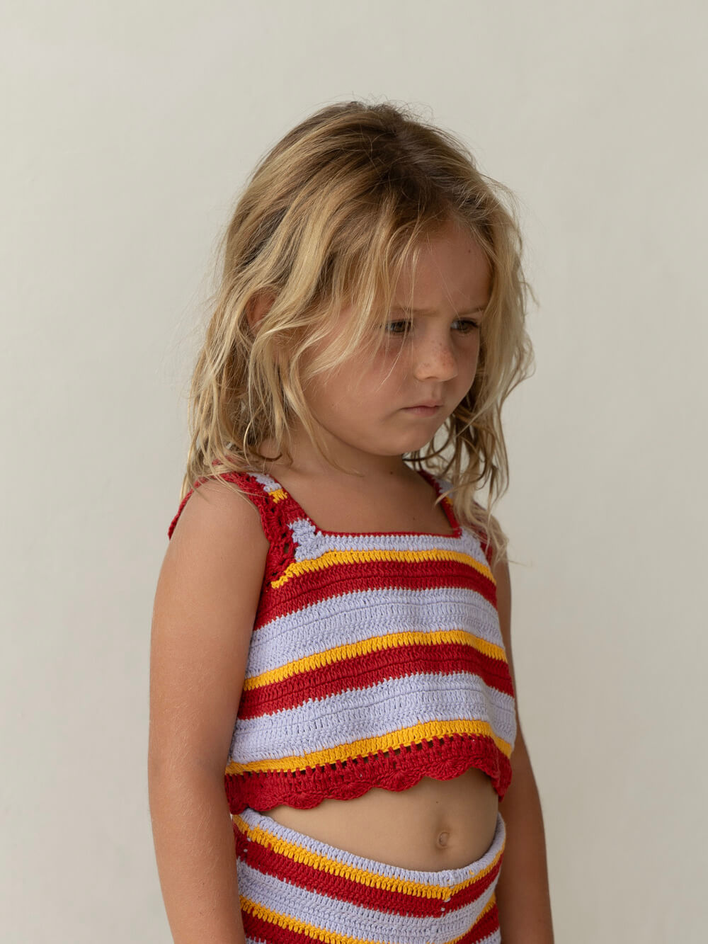 Crochet Top - Sunset Stripe