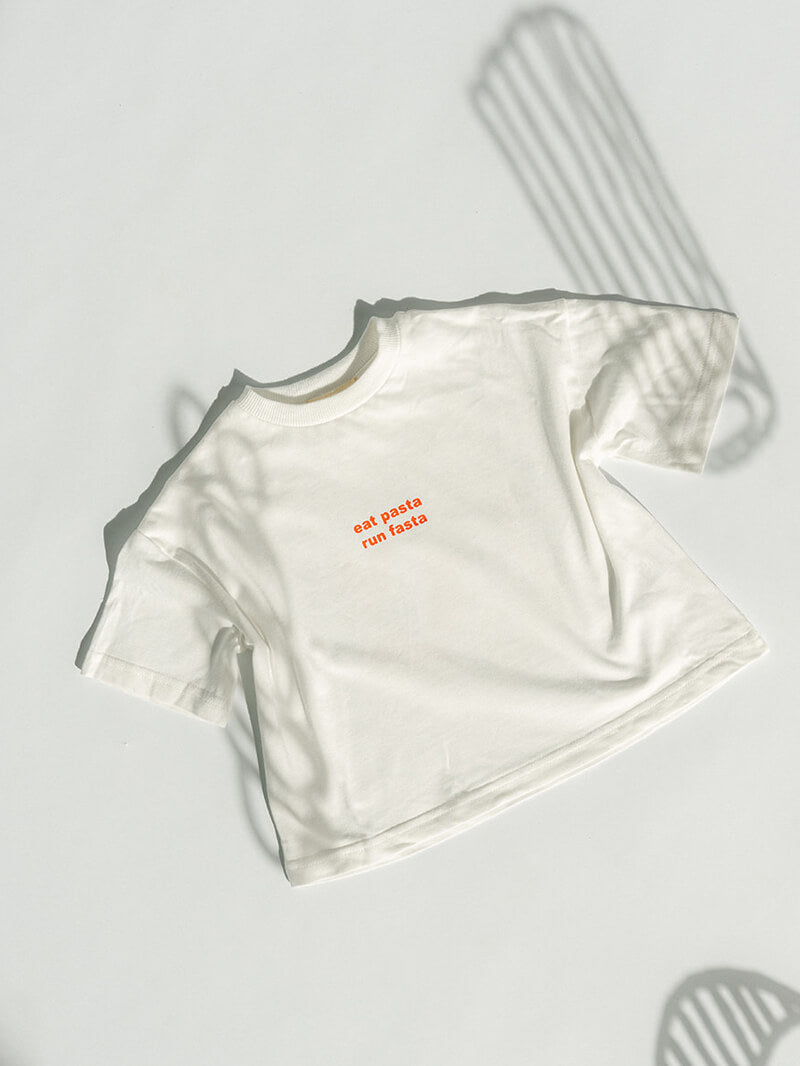 Pasta Tee - White