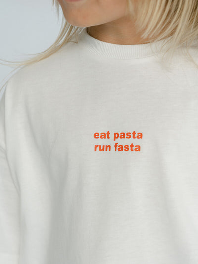 Pasta Tee - White