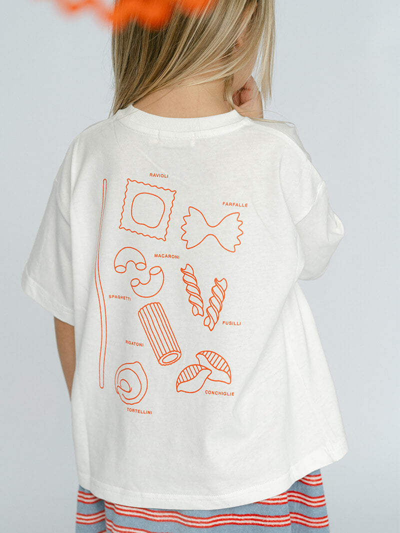 Pasta Tee - White